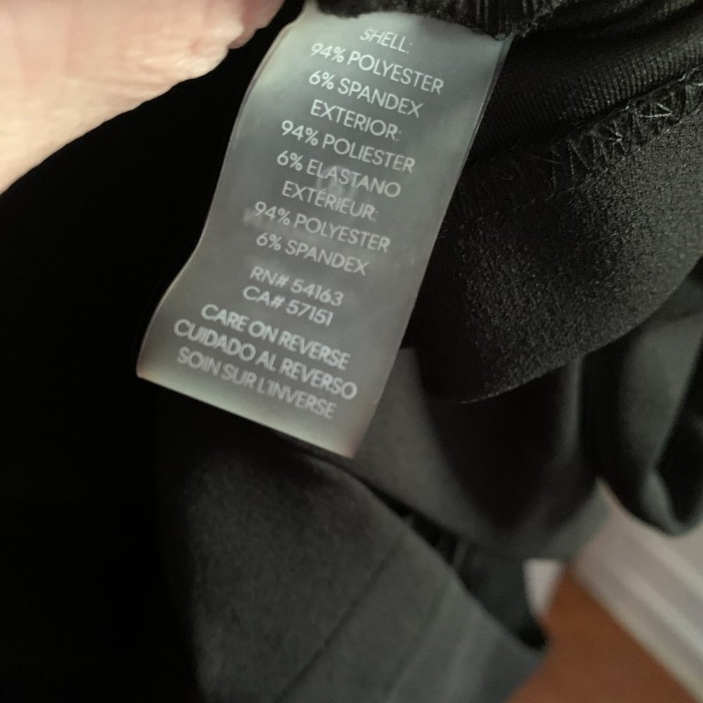 NWT Calvin Klein Alexi Knit Sleeveless V-Neck Sheath Dress Black Womens Size 12 - Picture 6 of 8